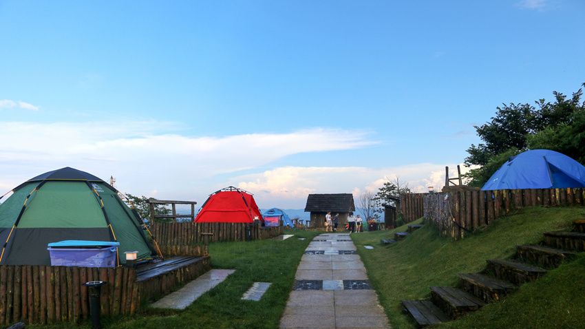 露營基地。代建供圖