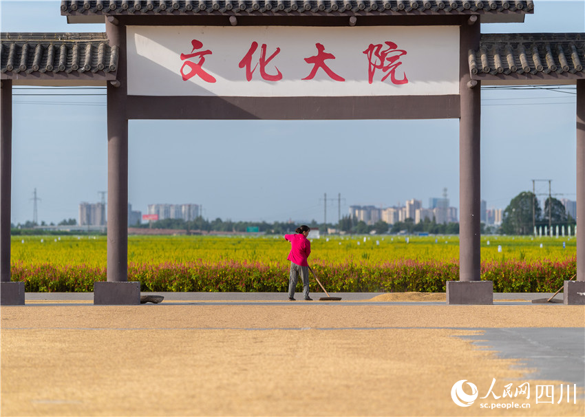 文化大院好題材。楊槐攝