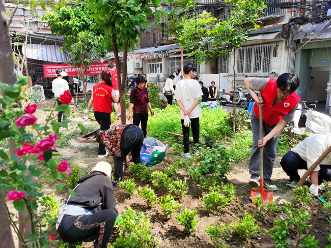 老舊院落的微更新、微改造。紅花社區(qū)供圖