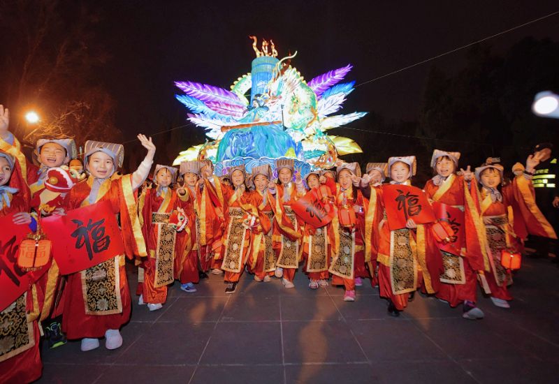 開廟儀式小喜神亮相。成都武侯祠博物館供圖