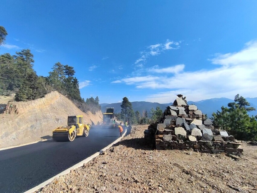 打通國道227線最后一節(jié)“斷頭路”。四川省交通運輸廳供圖