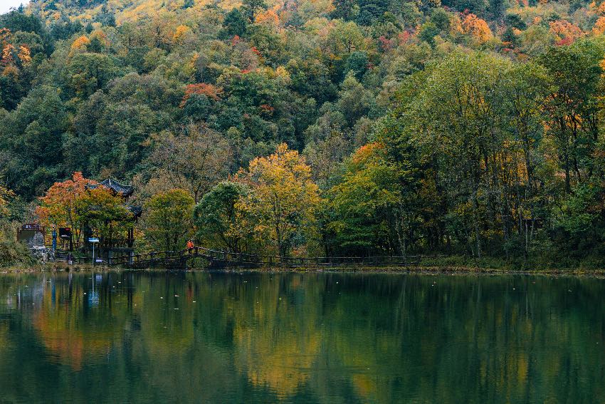 鹿池。二郎山喇叭河景區(qū)供圖